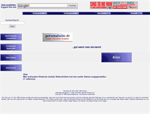 Tablet Screenshot of personalseite.de